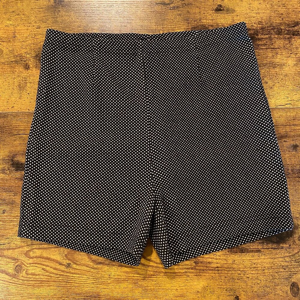 Love University Polka Dot Printed High Rise Pull-On Biker Shorts